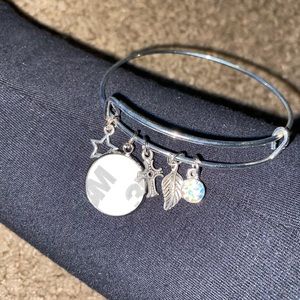 Picture Pendant Bracelet with Charms